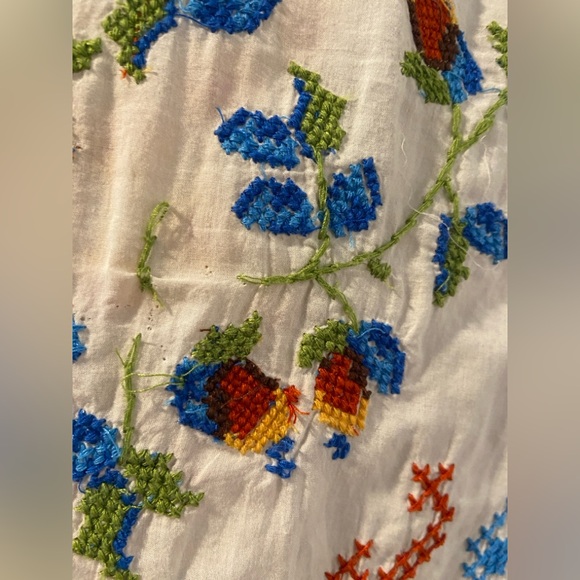 Farm Rio Men’s Tropical Cross Stitch Shirt - Picture 11 of 11